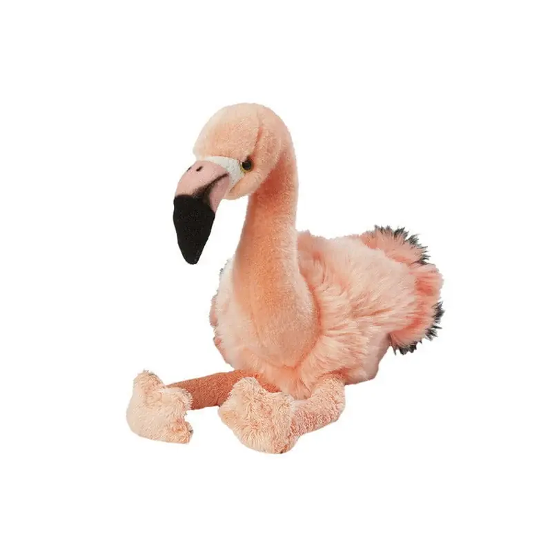 Nature Planet flamingo knuffel - pluche - 30 cm - roze Snelle Levering