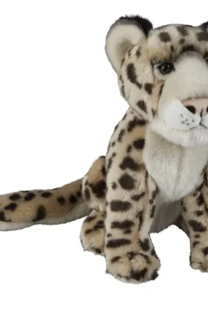 Betrouwbaar Sneeuw Luipaard knuffel - pluche - 28 cm - wilde dieren
