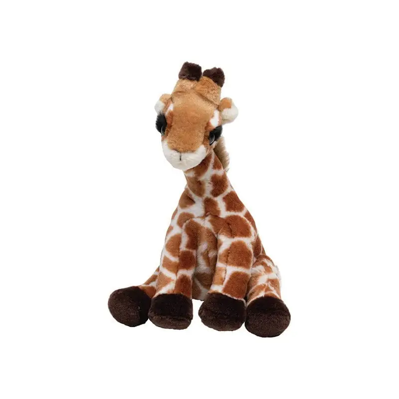 Lage Kosten Pluche Afrikaanse giraffe knuffel - 24 cm - wilde dieren