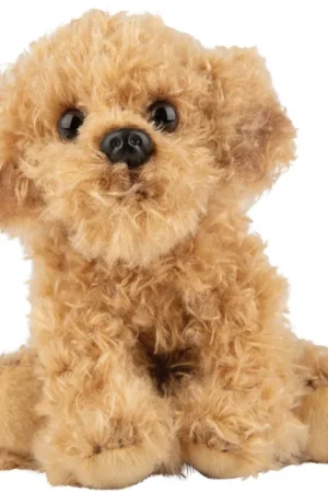 Bestseller Suki Gifts pluche Labradoodle knuffel - 13 cm - lichtbruin - cadeau