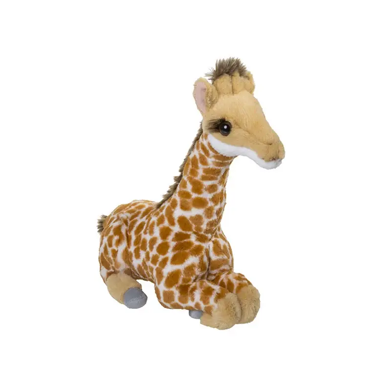 Op = Op Pluche giraffe knuffel - 35 cm - safari dieren