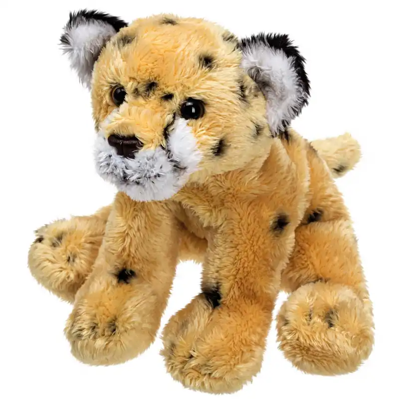 Koop Online Pluche cheetah knuffel - 13 cm - lichtbruin - jungle dier