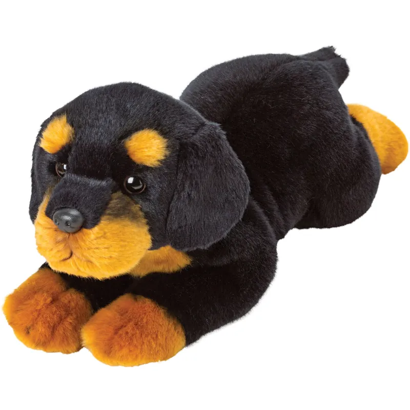 Rottweiler knuffel - pluche - 34 cm - hond - speelgoed Express Levering