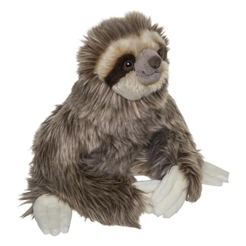 Betaalbaar Nature Planet luiaard knuffel - pluche - 30 cm - bruin