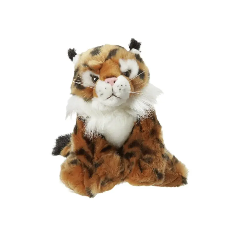 Pluche Europese lynx knuffel - 22 cm - dierenknuffel Laatste Kans
