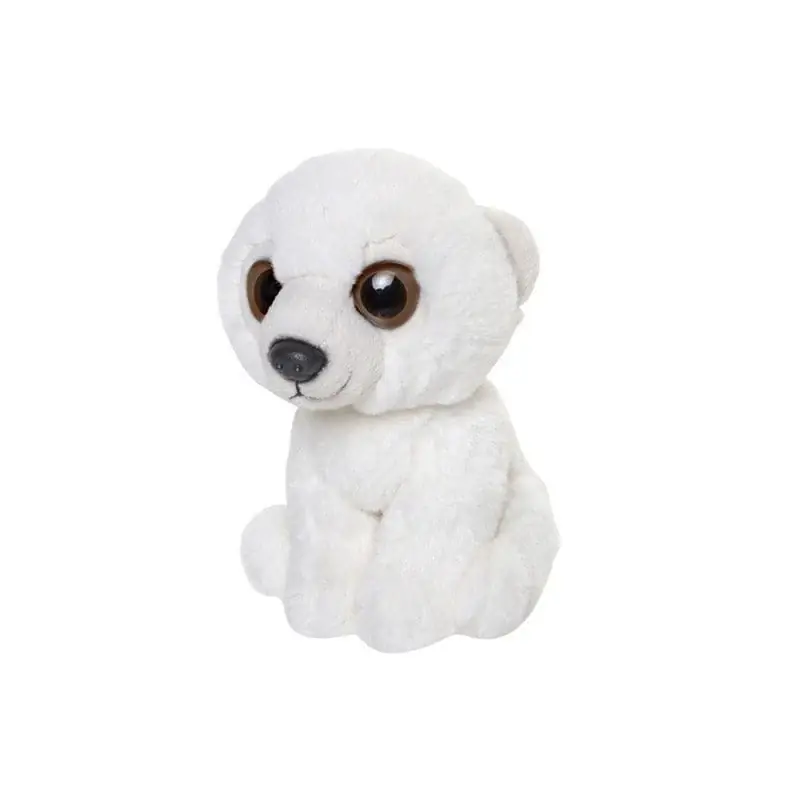 Pluche ijsbeer knuffel - 13 cm - zacht cadeau - knuffeldier Hoge Kwaliteit