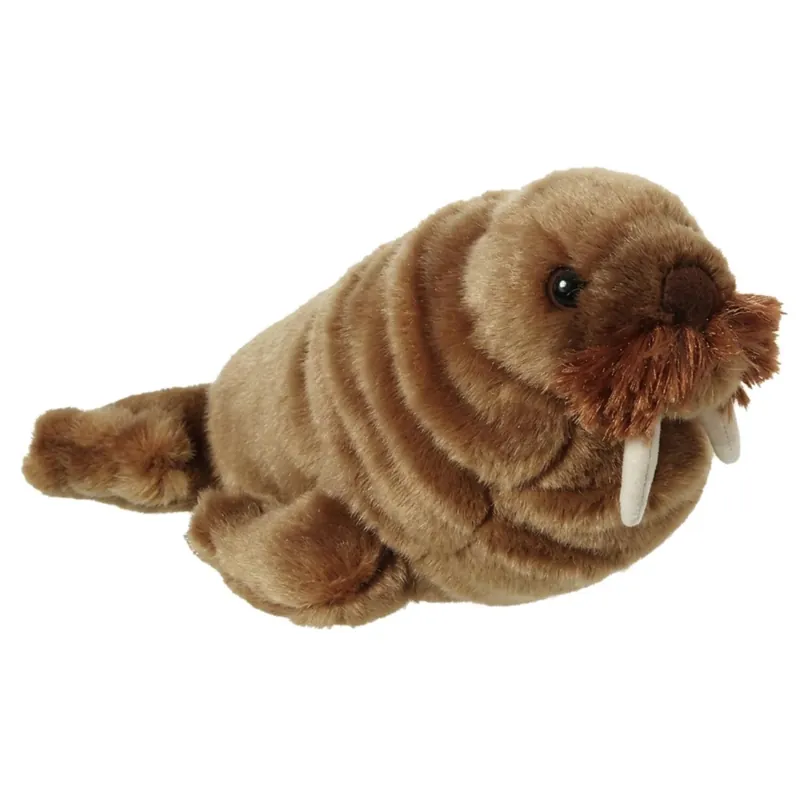 Direct Verzonden Nature Planet walrus knuffel - pluche - 30 cm - dierenknuffel