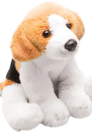 Beagle hond knuffel - pluche - 13 cm - hondenknuffel Alleen Vandaag