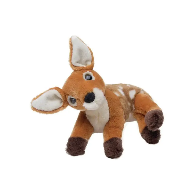 Nature Planet hertje knuffel - pluche - 23 cm - bruin - bosdieren - cadeau Aanbieding