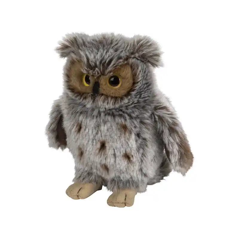 Lage Prijs Nature Planet oehoe uil knuffel - pluche - 18 cm - vogel