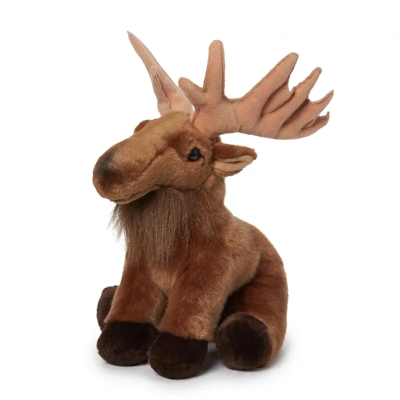 Pluche eland knuffel - 26 cm - knuffeldier - speelgoed Direct Verzonden