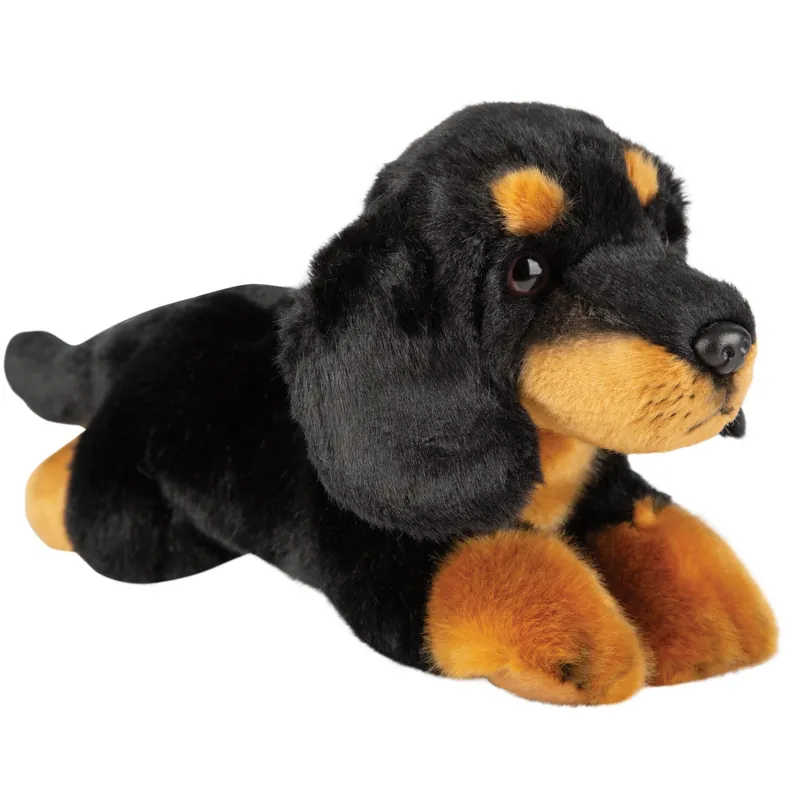Op = Op Suki Gifts teckel knuffel - pluche - 30 cm - hondenknuffel