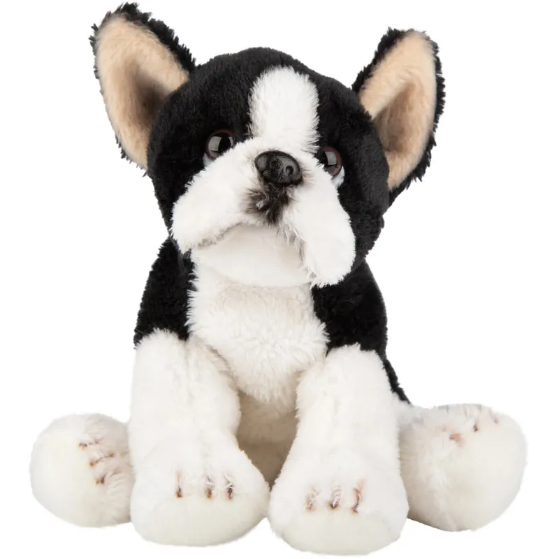 Boston Terrier knuffel - pluche - 13 cm - hond Direct Verzonden