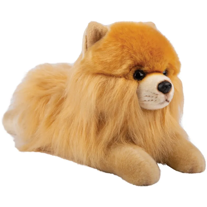 Bestseller Pomeranian knuffel - pluche - 30 cm - blond - hond