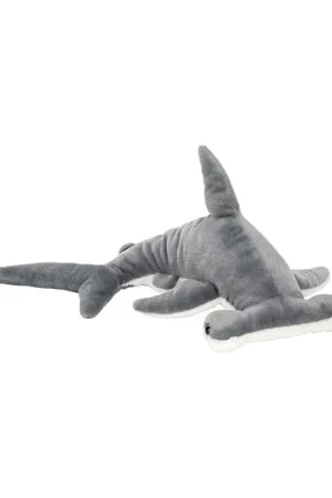 Bestel Nu Nature Planet hamerhaai knuffel - pluche - 54 cm - grijs