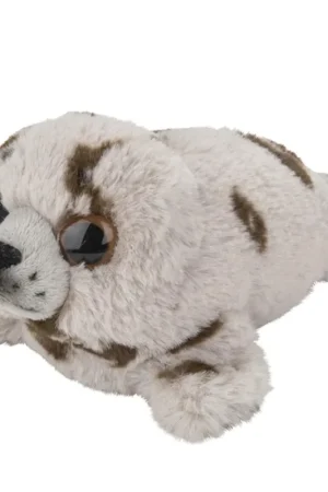 Beperkt Aanbod Zeehond knuffel - pluche - grijs - 18 cm - knuffeldier