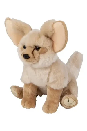 Aanbieding Pluche Fennec knuffel - woestijnvos - 30 cm - dierenknuffel