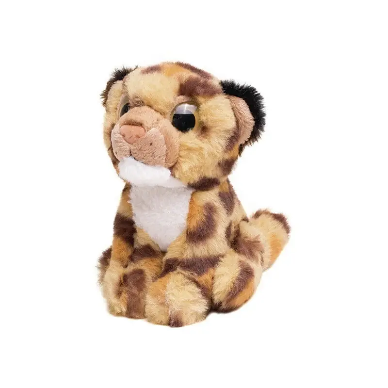 Gecertificeerd Pluche luipaard knuffel - 13 cm - knuffeldier
