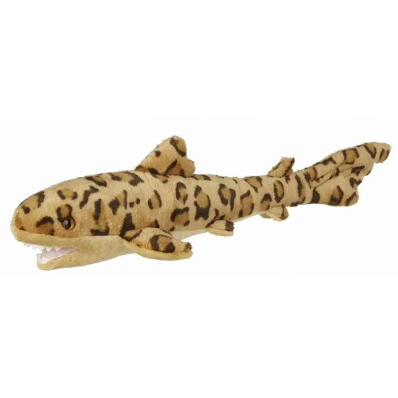 Nature Planet luipaard haai knuffel - pluche - 50 cm - zeedier Rechtstreeks Van De Fabrikant
