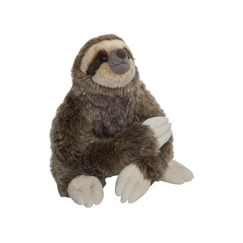 Goedkoop Nature Planet knuffel luiaard - pluche - 40 cm - knuffeldier