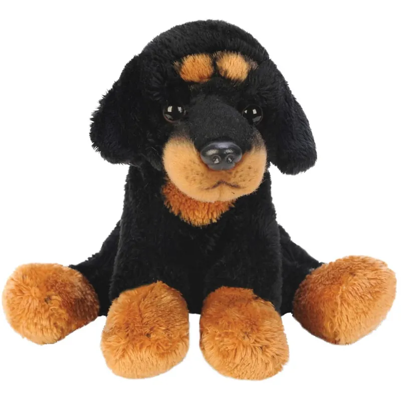 Favoriet Suki Gifts Rottweiler knuffel - pluche - 13 cm
