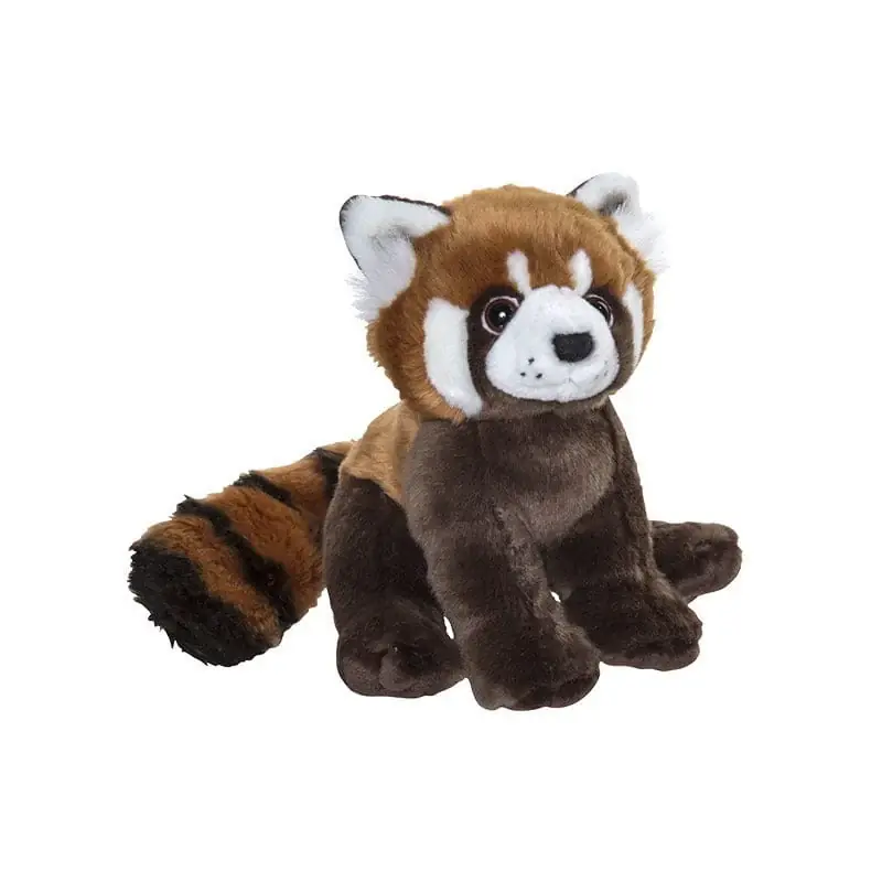 Nature Planet rode panda knuffel - pluche - 22 cm - bosdier Gereduceerde Prijs