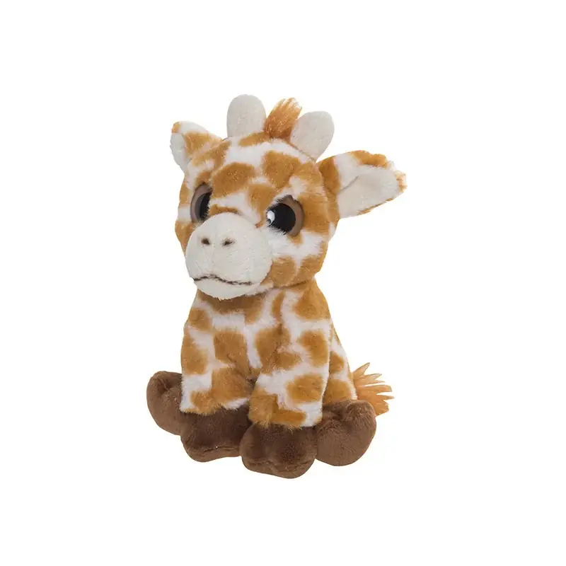 Populair Pluche giraffe knuffel - 13 cm - zacht knuffeldier