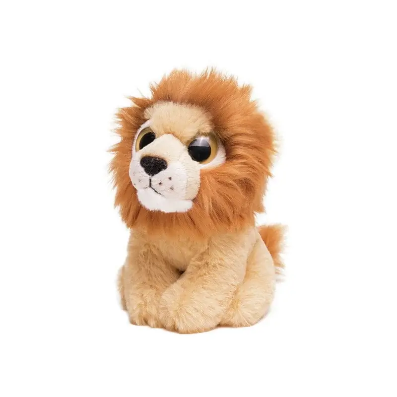 Koopje Pluche leeuw knuffel - pluche - 13 cm - dierenknuffel