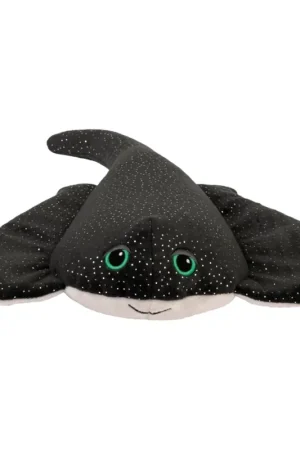 Hete Deal Warmies rog knuffel - zwart - magnetronknuffel - 25 cm