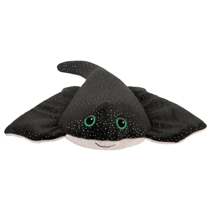 Hete Deal Warmies rog knuffel - zwart - magnetronknuffel - 25 cm