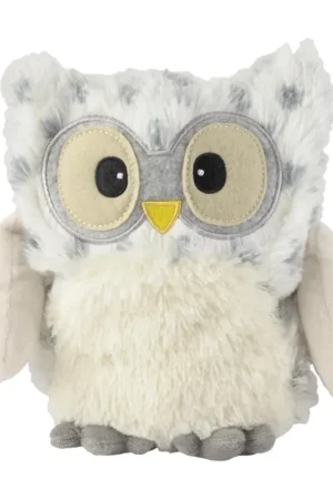 Warmies uil warmteknuffel - grijs - 15 cm - magnetronknuffel Betaalbaar
