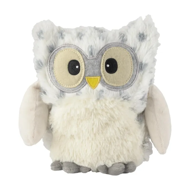 Warmies uil warmteknuffel - grijs - 15 cm - magnetronknuffel Betaalbaar