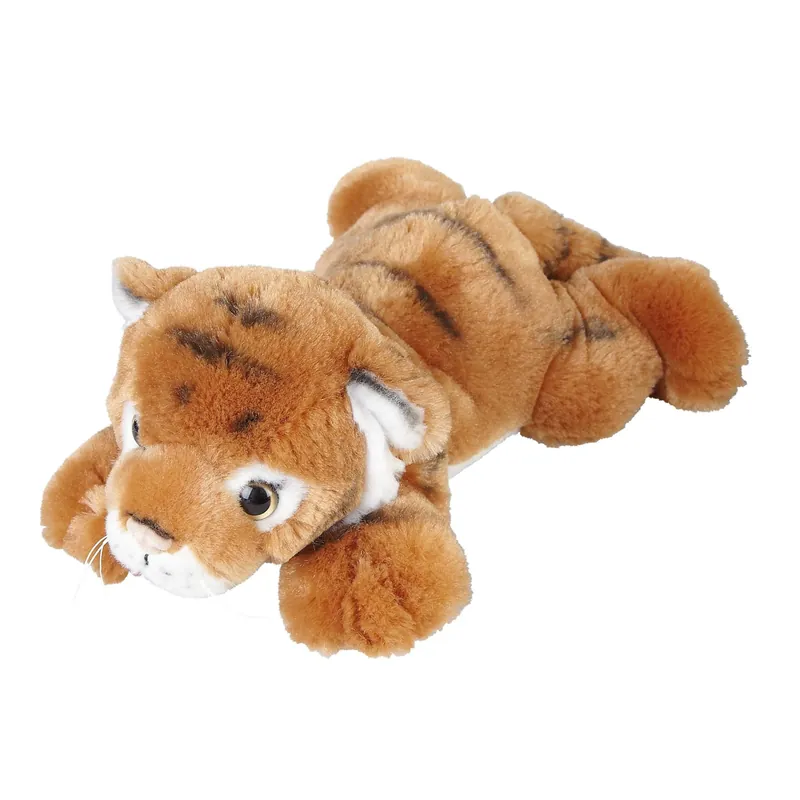 Laatste Versie Ravensden tijger knuffel - pluche - bruin - 25 cm