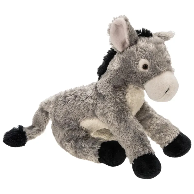Actieprijs Cornelissen ezel knuffel - pluche - grijs - 34 cm - boerderij