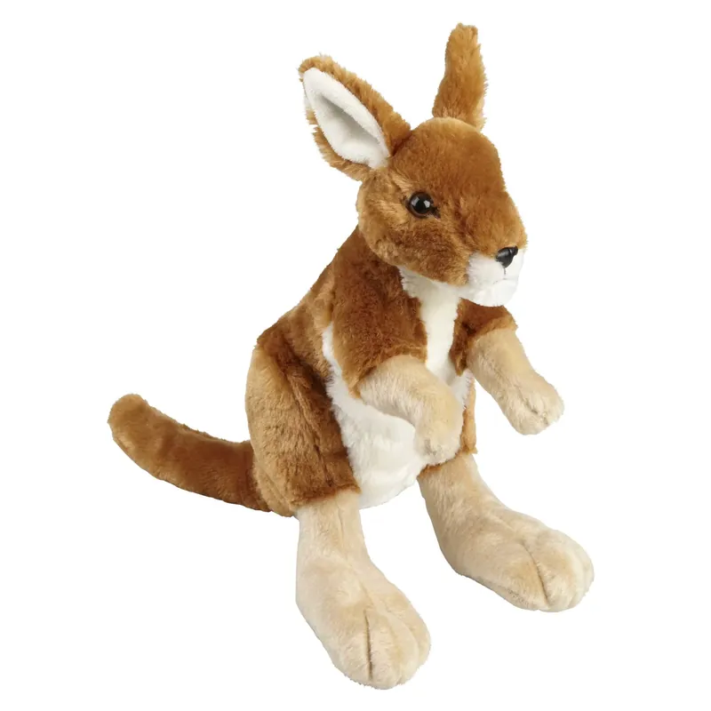 Kangoeroe knuffel - pluche - 30 cm - dierlijk cadeau Koopje