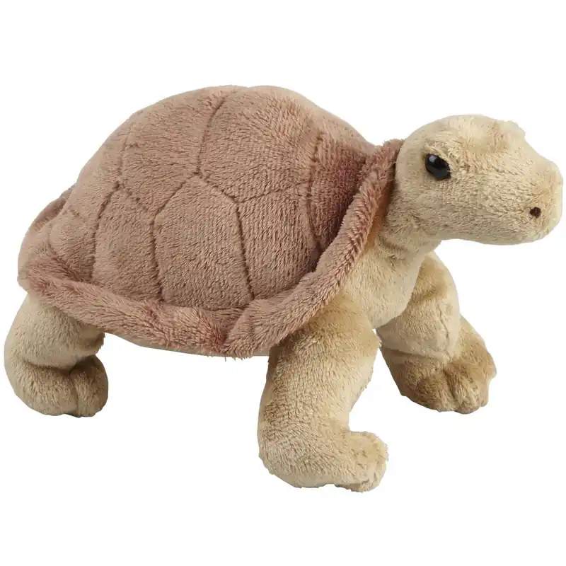 Ravensden landschildpad knuffel - pluche - 18 cm - schildpad Gratis Retour