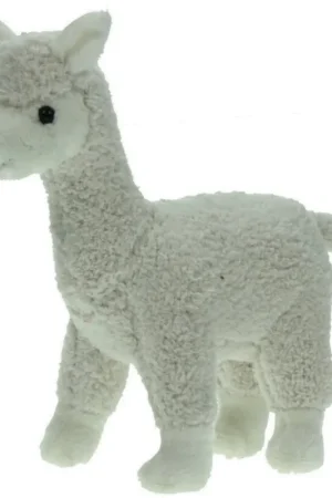 Alpaca knuffel - pluche - 20 cm - wit - dierenknuffel Op = Op