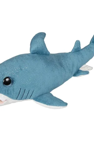 Bestseller Blauwe haai knuffel - pluche - 36 cm - zeedier - soft-serie
