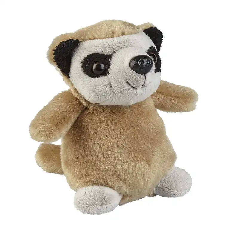 Pluche stokstaartje knuffel - 12 cm - wilde dieren Speciale Aanbieding