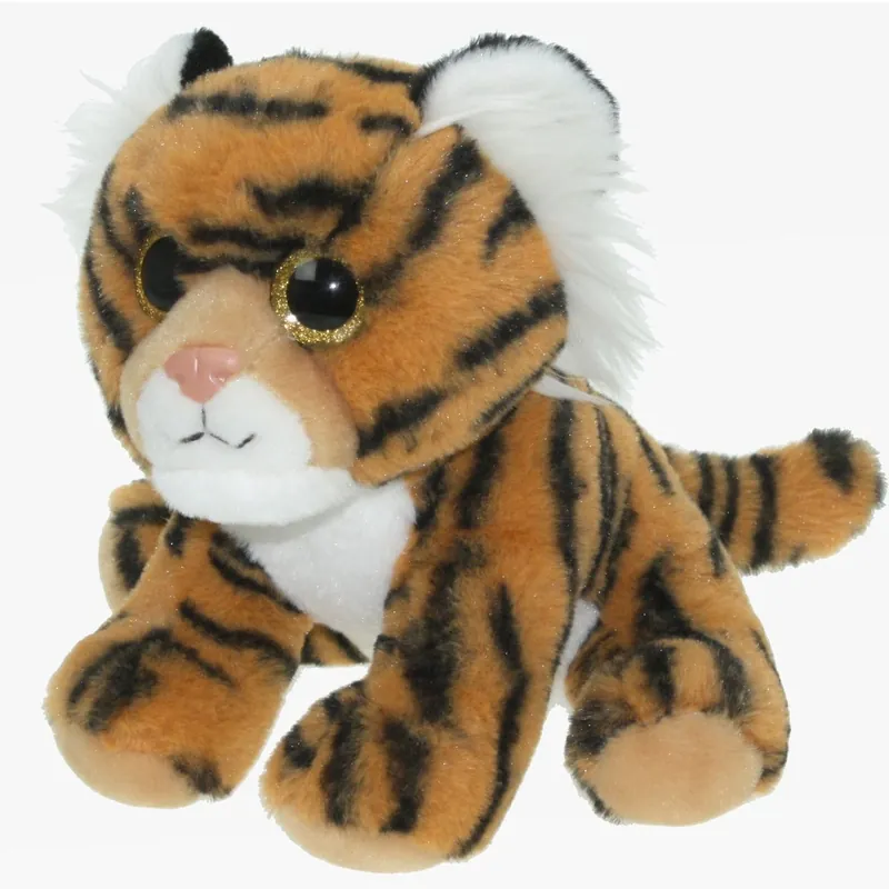 Bestseller Bruine tijger knuffel - pluche - 25 cm - dierenknuffel
