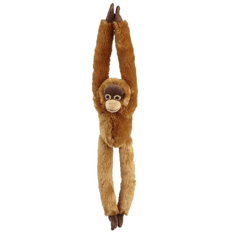 Must-Have Hangende Orang-Oetan knuffel - pluche - 65 cm - met klittenband