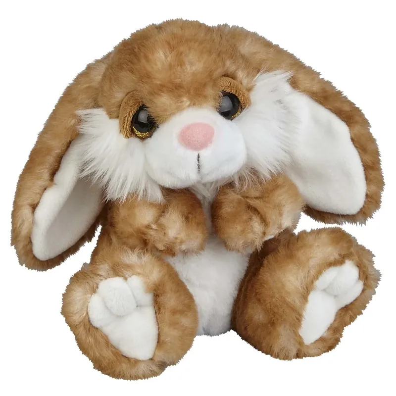 Ravensden konijntje knuffel - pluche - 18 cm - lichtbruin Gereduceerde Prijs