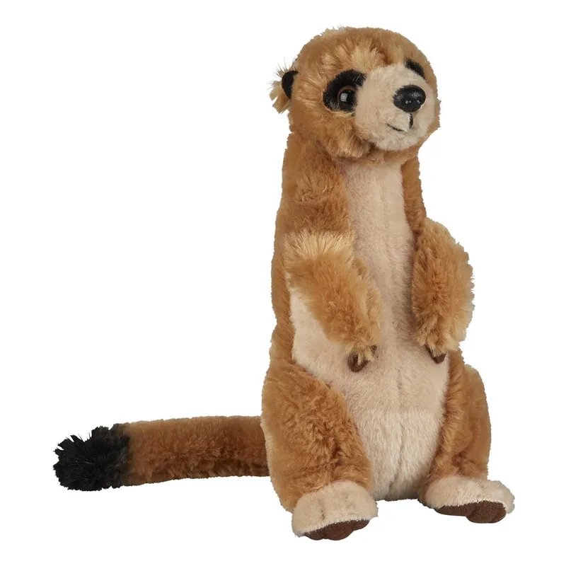 Koop Online Stokstaartje knuffel - pluche - 18 cm - dierenknuffel