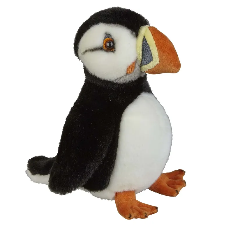 Op = Op Papegaaiduiker knuffel - pluche - 32 cm - zeevogel - speelgoed