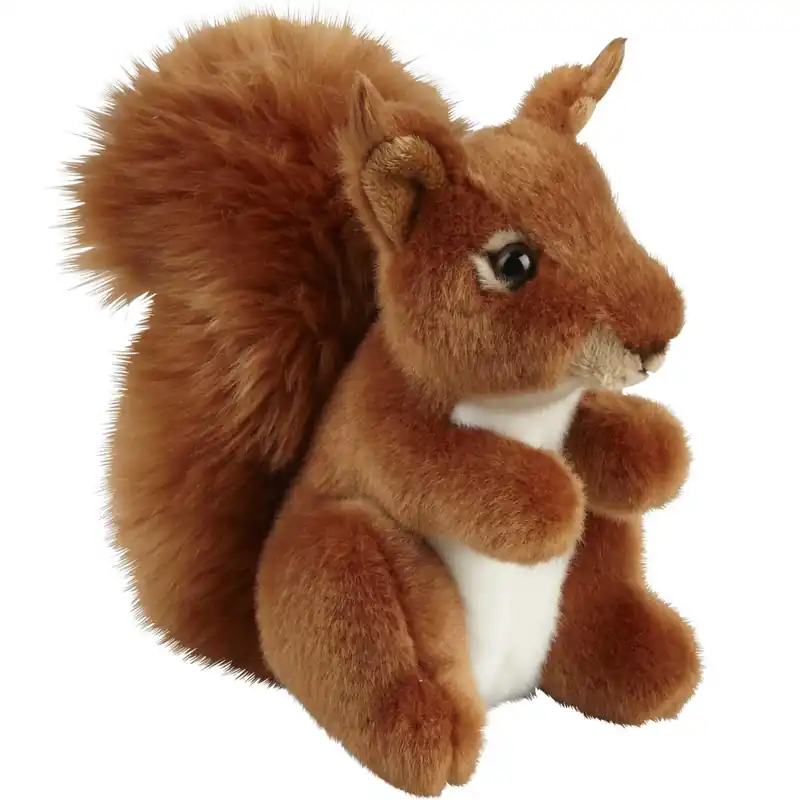 Actieprijs Ravensden rode eekhoorn knuffel - pluche - 18 cm - bosdieren