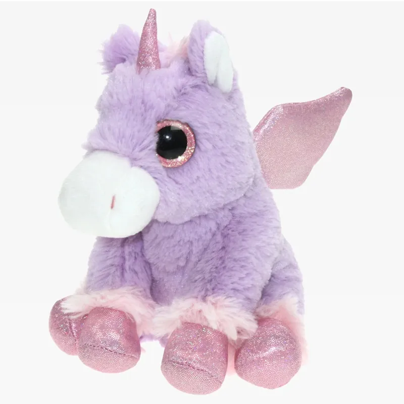Cornelissen eenhoorn knuffel - paars - pluche - 20 cm Koop Vandaag