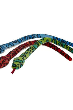 Slang knuffel camouflage rood - pluche - 100 cm - speelgoed Finale Uitverkoop