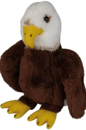 Amerikaanse zeearend knuffel - pluche - 15 cm - roofvogel - speelgoed Voordeelprijs