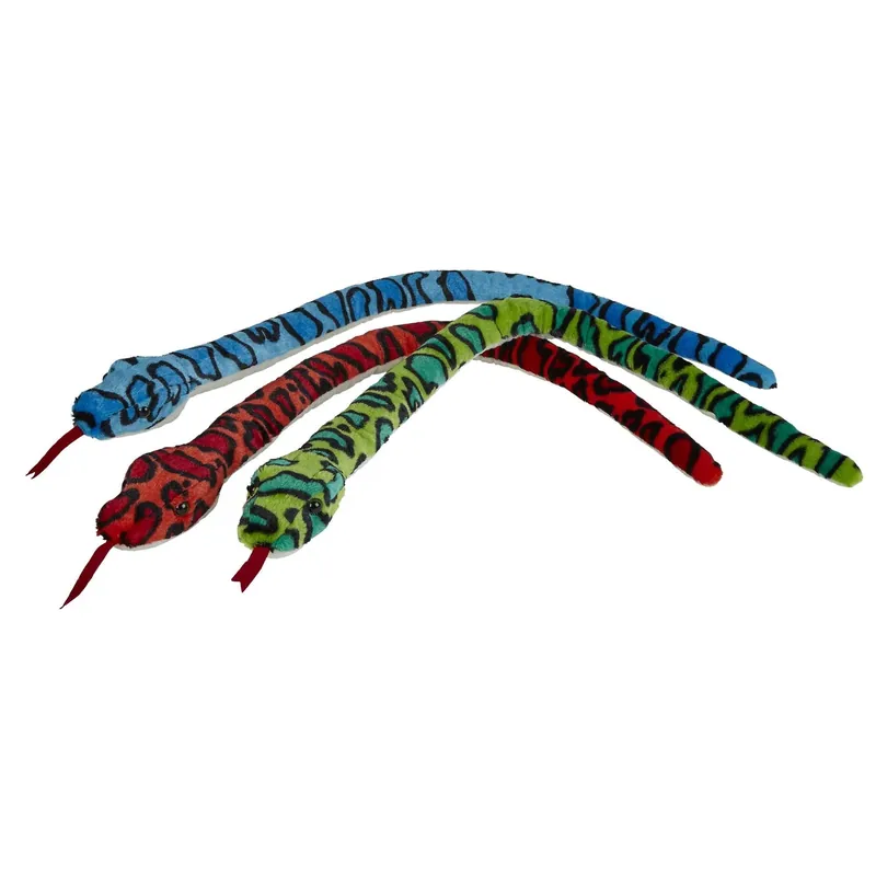 Gratis Retour Pluche slang knuffel - camouflage groen - 100 cm - speelgoed