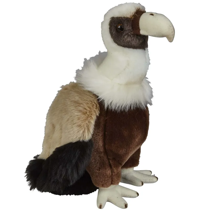 Laatste Kans Ravensden vale gier knuffel - pluche - 28 cm - roofvogel